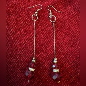 Cato Drop Jeweled Earrings